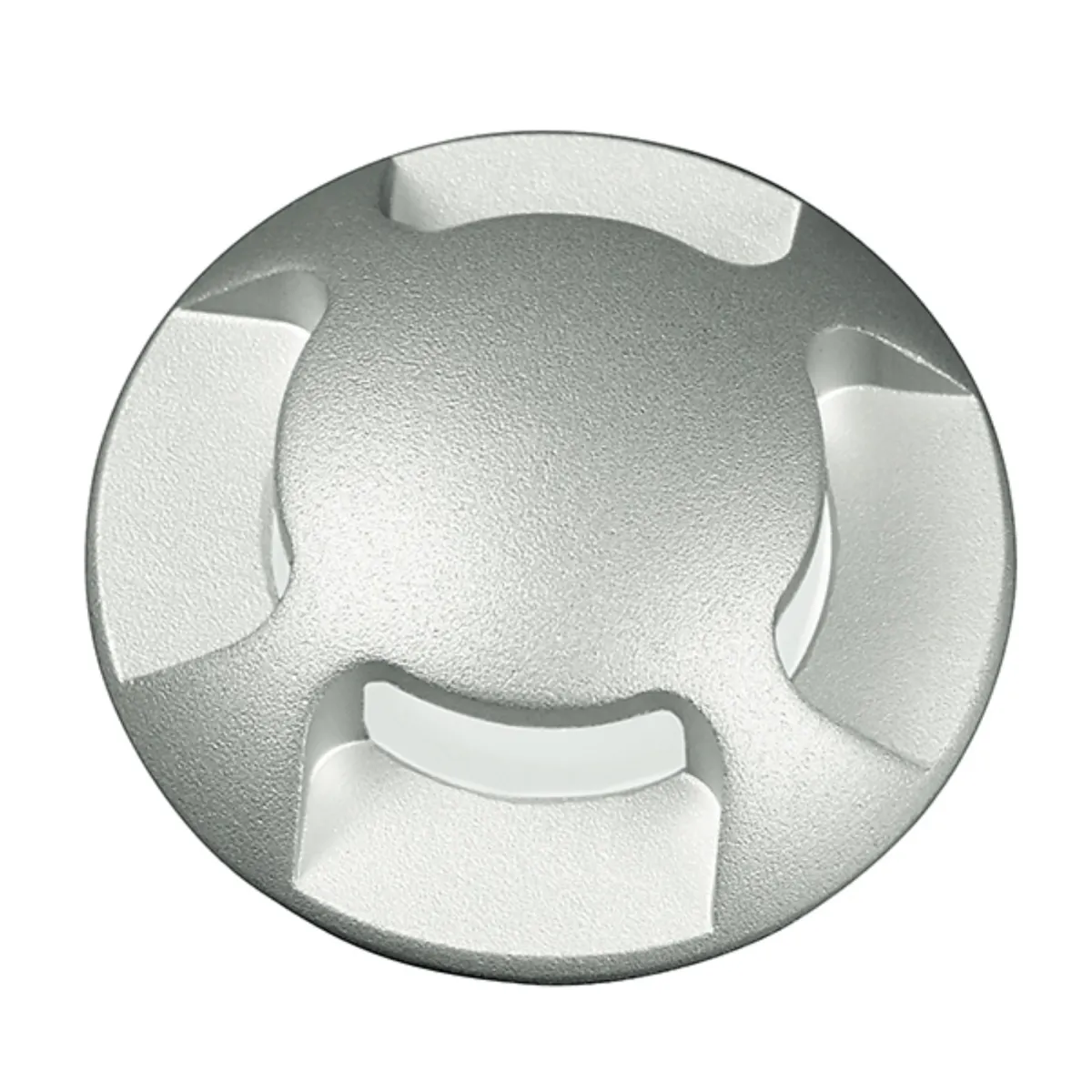 Segnapassi da incasso 3W a led 4000K emissione quadrupla nickel Pin