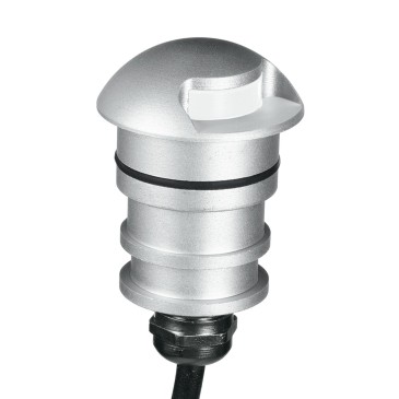 Lampe de balisage encastrable à led 3W 3000K nickel Pin