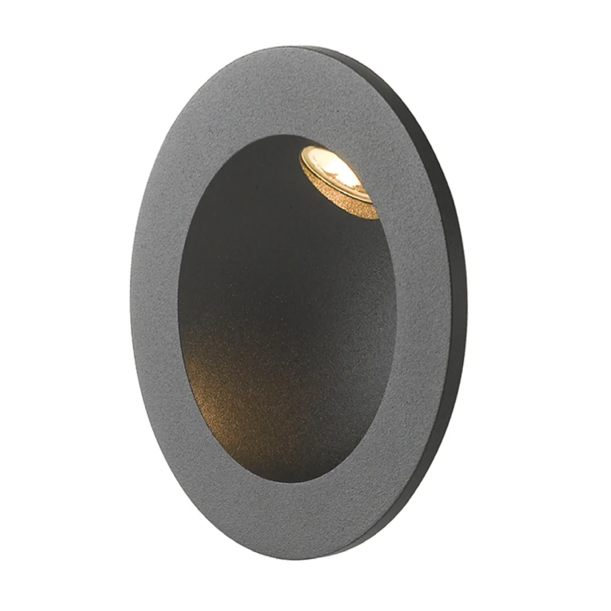 Segnapassi da incasso 2W a led nero Guess Round