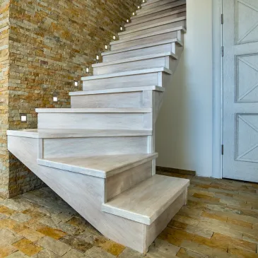 3W LED-Einbauleuchte Nickel Flank