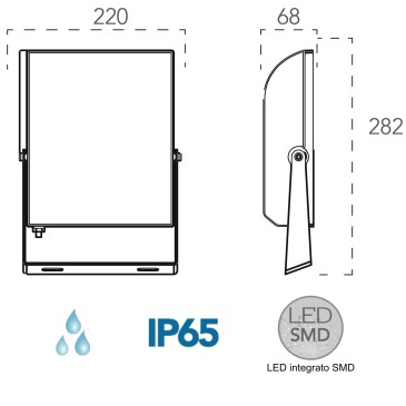 Projecteur d'extérieur LED...