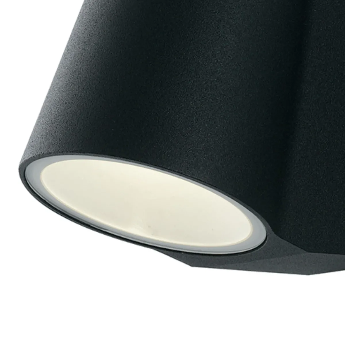 Applique da parete per esterno 6W a led nera Zark