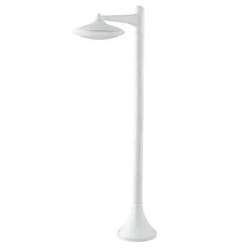 Moderne weiße LED-Außenleuchte | Mondialshop