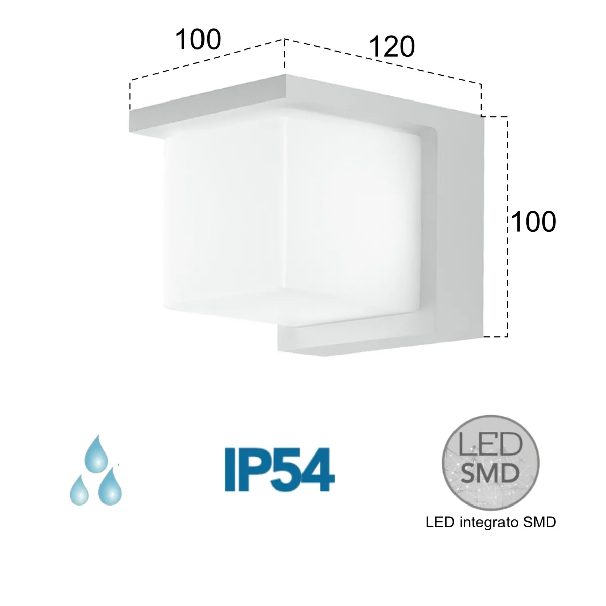 Applique da Esterno Moderna LED 13W | Mondialshop