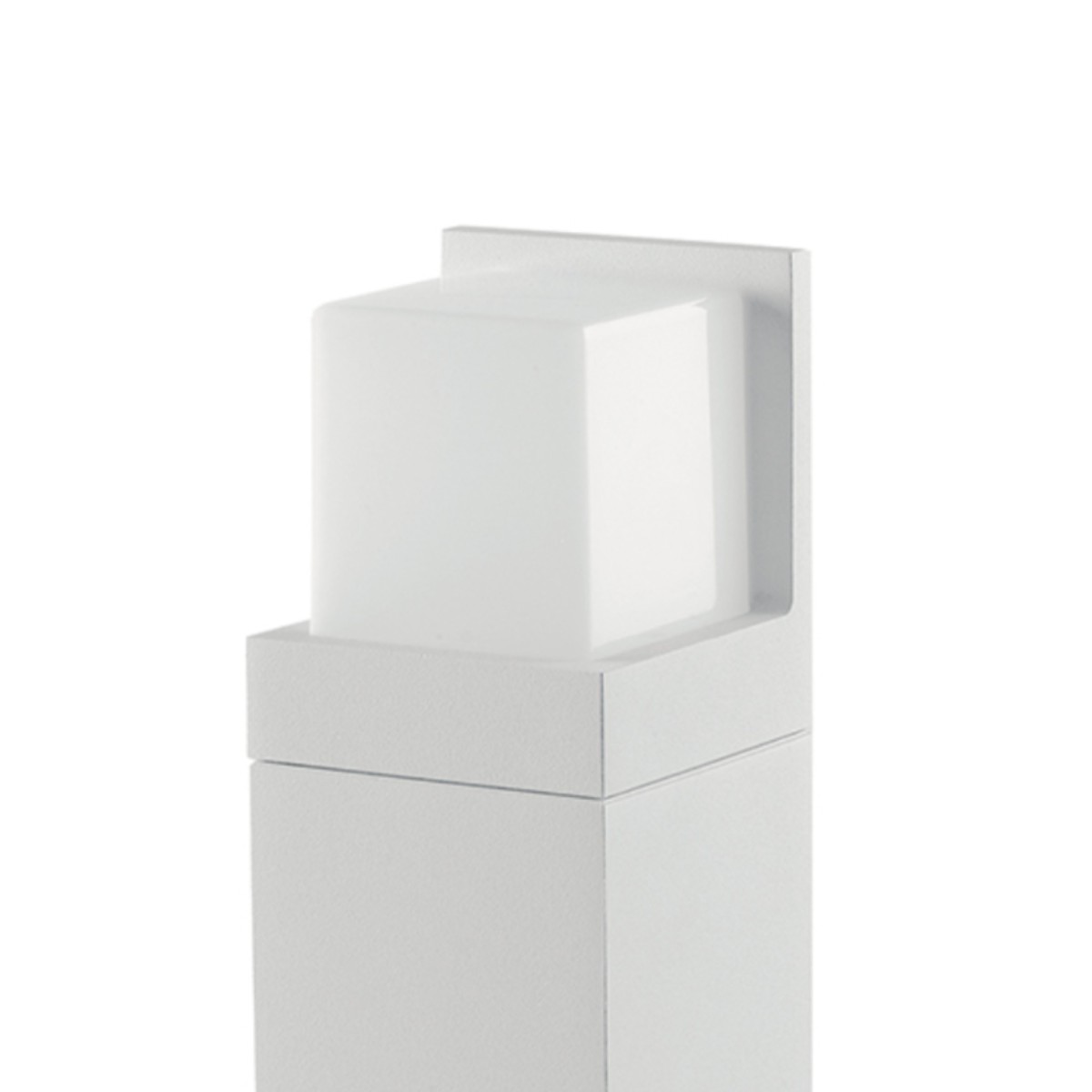 Borne lumineuse extérieure à LED blanche 10 W | Mondialshop