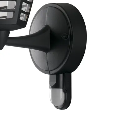 Lanterne LED noire A + 4000 kelvin 12 watts