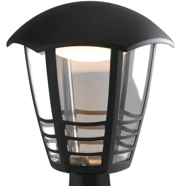 Lanterna da terra per esterno 12W a led nera Grace
