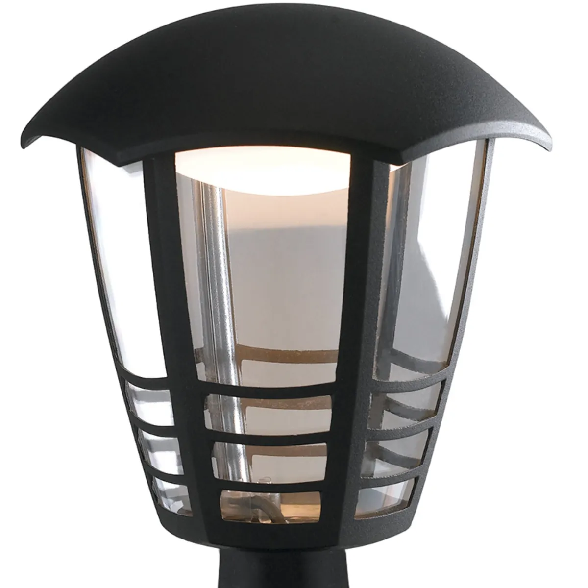 Lanterna da terra per esterno 12W a led nera Grace