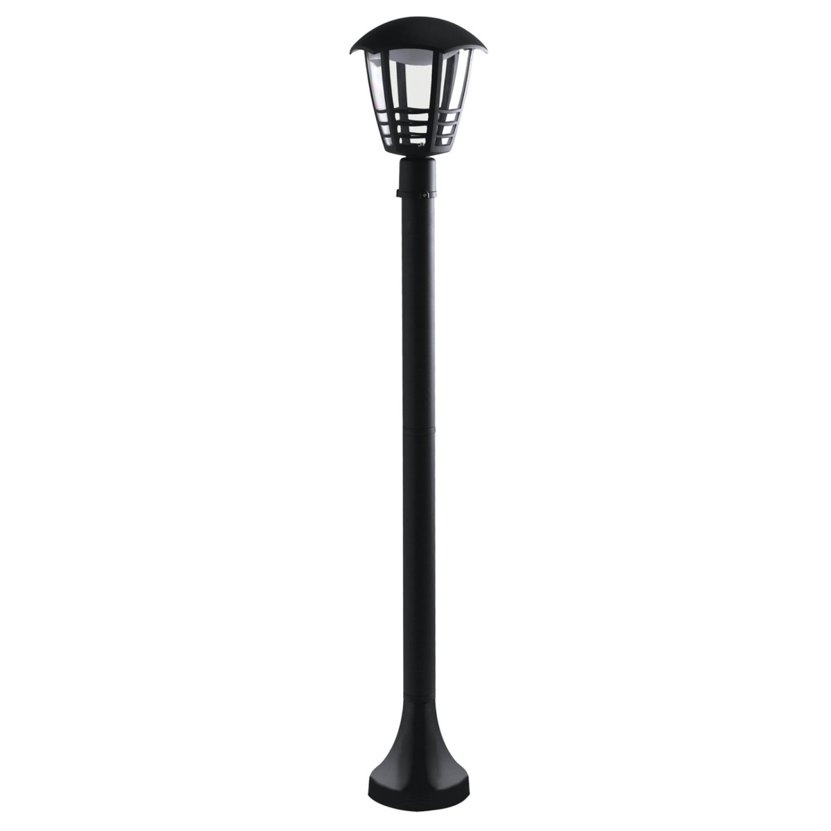 Paletto luce da esterno 12W a led nero Grace