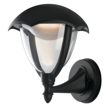 12W LED-Außenwandleuchte Schwarz Melany Up