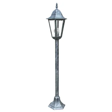 Lampadaire extérieur noir et argent | Mondialshop