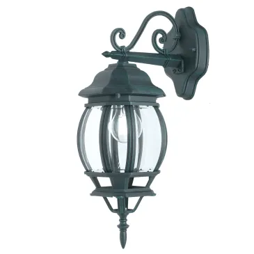 Lanterne d'extérieur classique noire et verte | Mondialshop