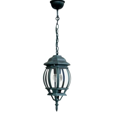 Lanterna Classica da Esterno Nera e Verde | Mondialshop