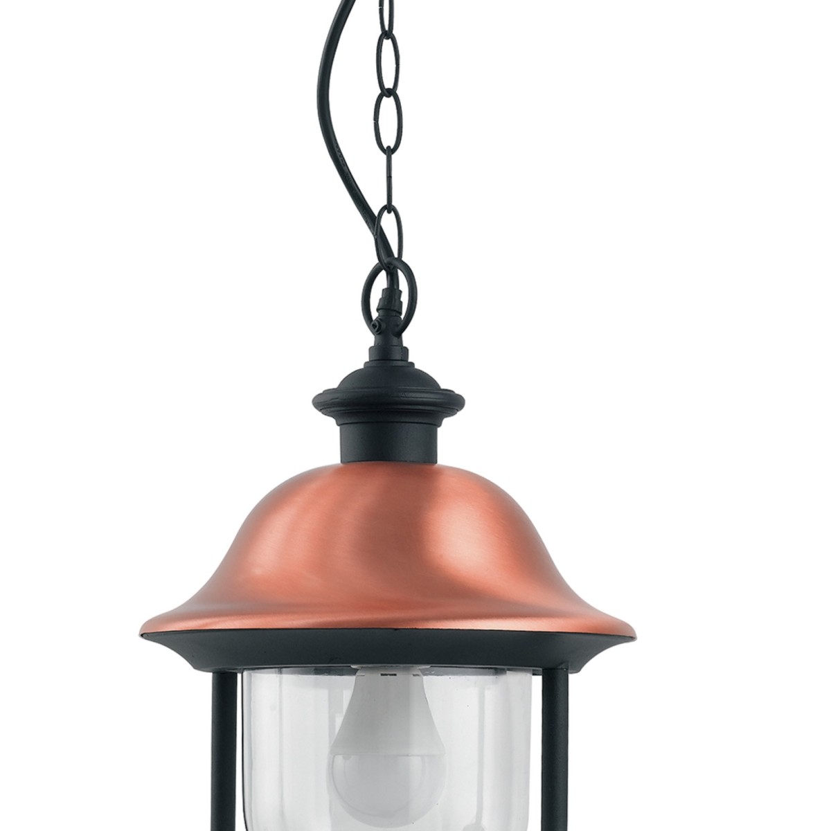 Lanterna Classica Nero e Rame | Mondialshop