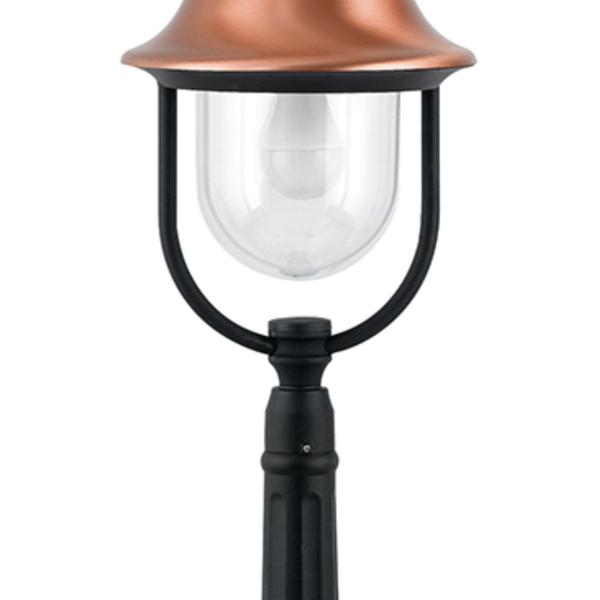 Lampione da Esterno Nero e Rame | Mondialshop