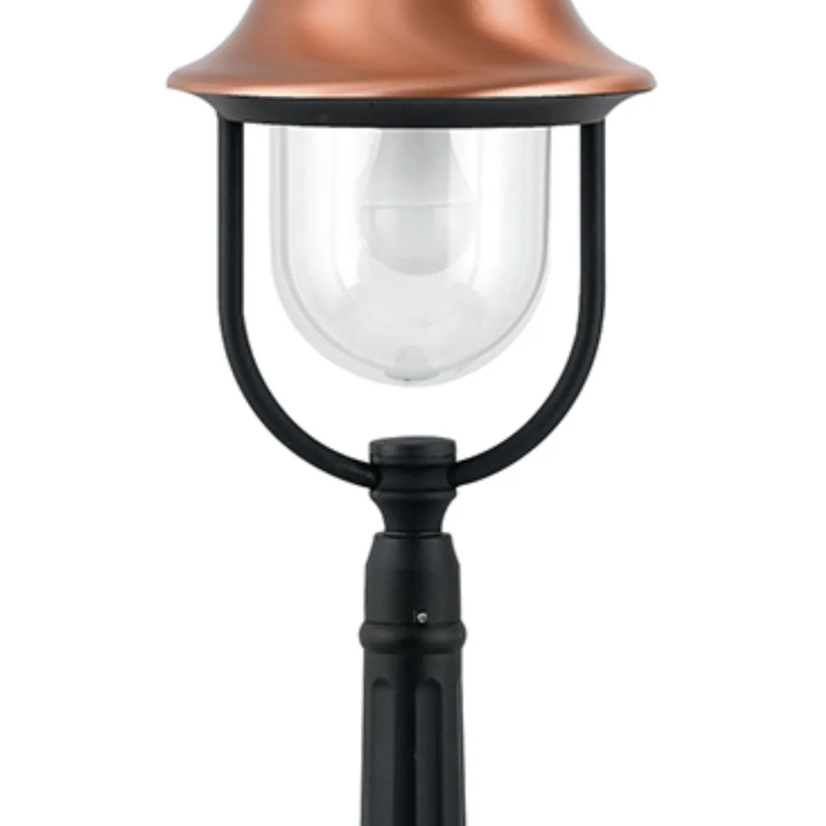 Lampione da Esterno Nero e Rame | Mondialshop