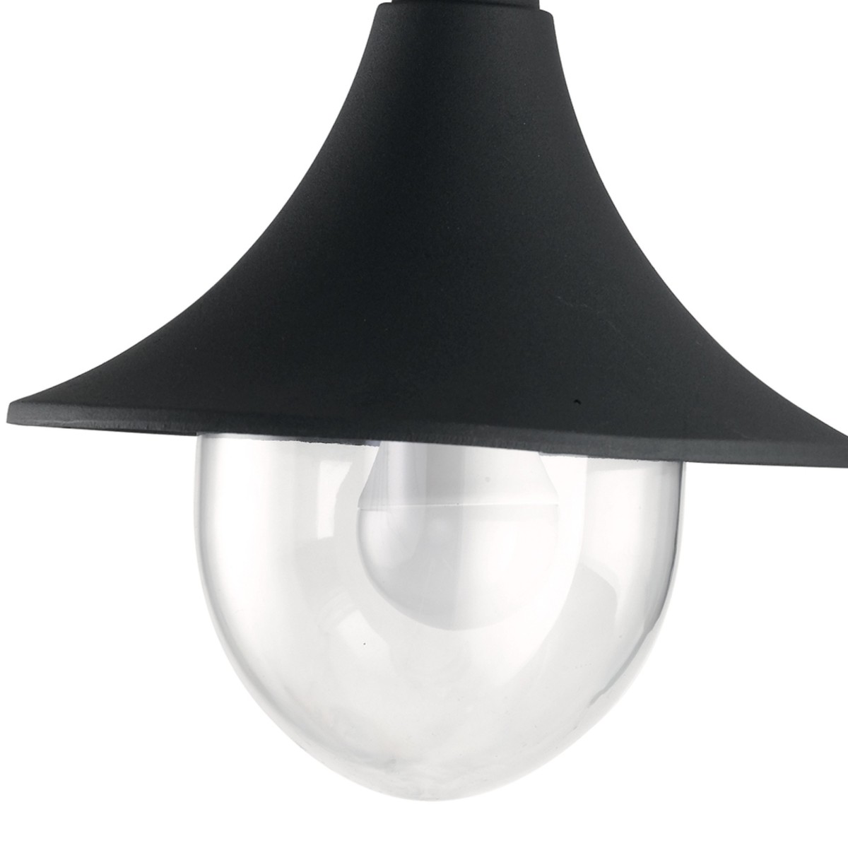 Klassische schwarze Outdoor-Laterne | Mondialshop