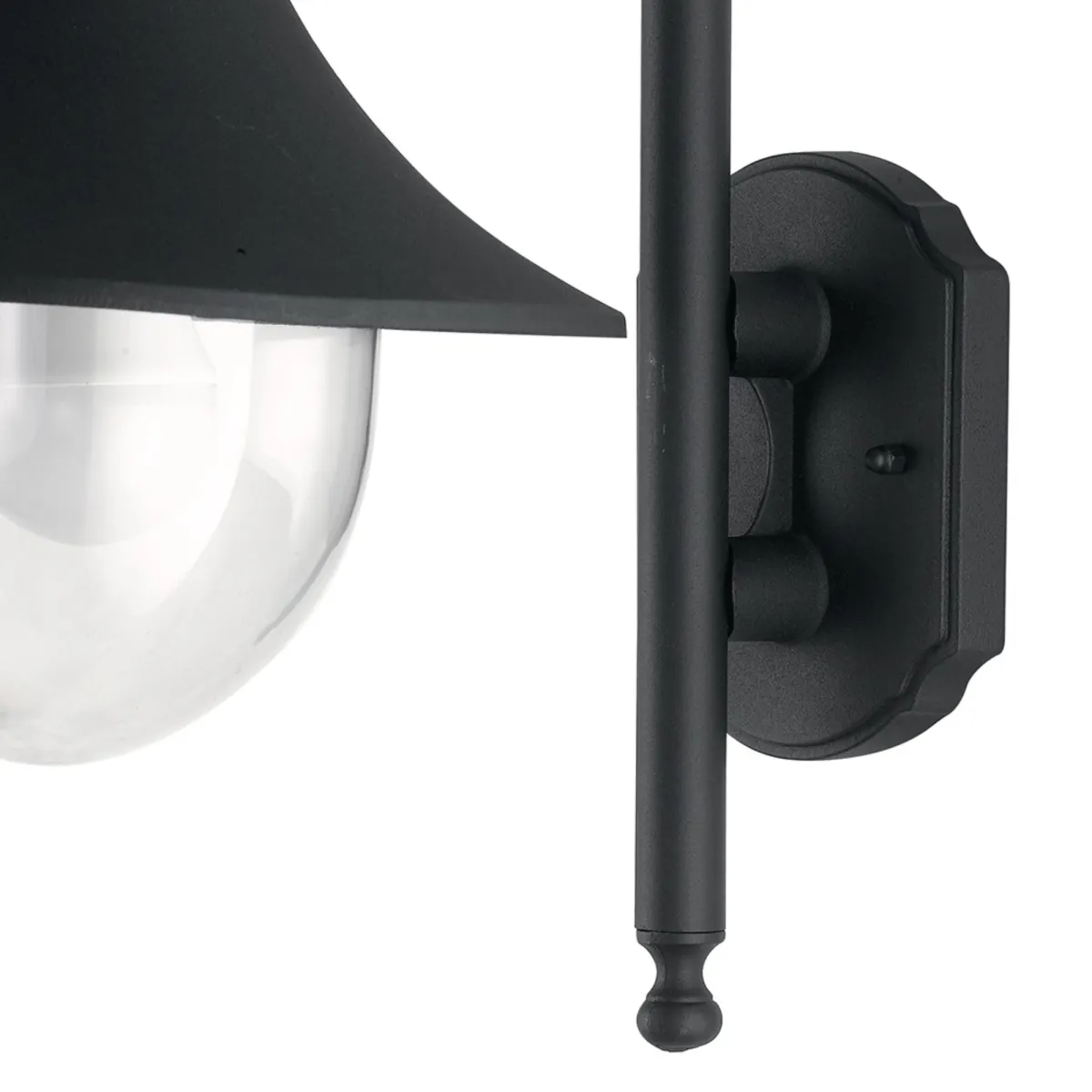 Klassische schwarze Outdoor-Laterne | Mondialshop