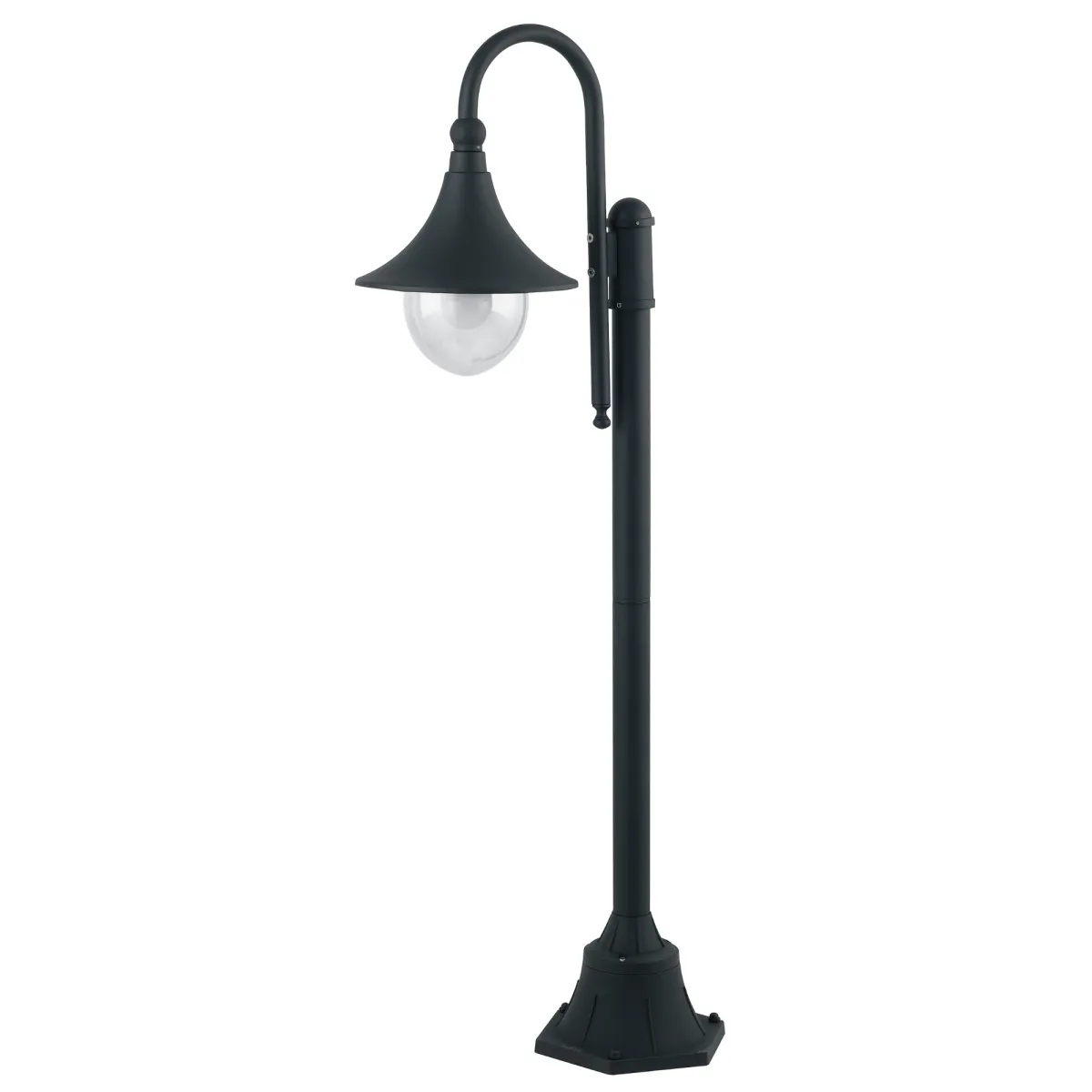 Poteau de jardin noir