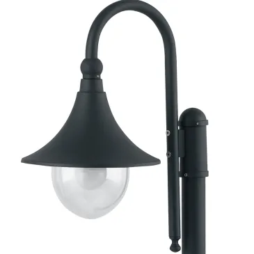 Poteau de jardin noir