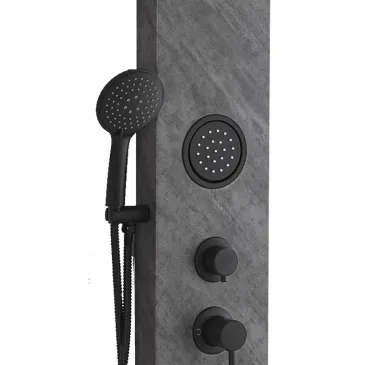 Colonna doccia idromassaggio FUMETTO effetto pietra | Mondialshop
