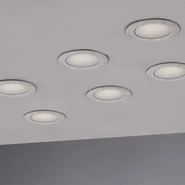 Kit 6 Segnapassi da incasso 0,6W a led nickel Chain Flat