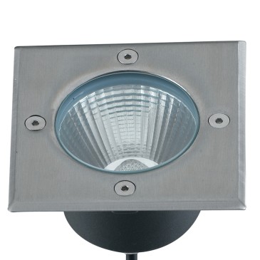 Spot LED carré piétonnier pour usage extérieur 14 cm