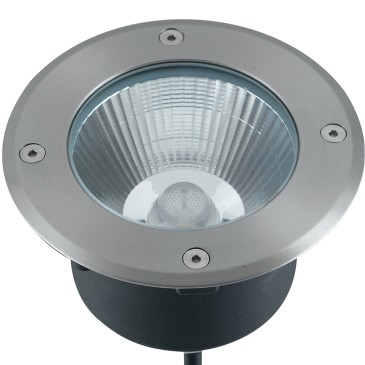 12 W LED-Einbaustrahler für den Außenbereich, Split Round aus Stahl
