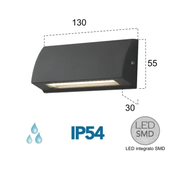 Marla Anthrazit LED 4W...