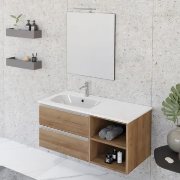 Mobile bagno sospeso 100cm...