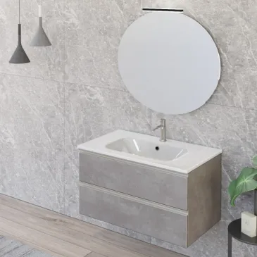 Mobile bagno sospeso 80cm...