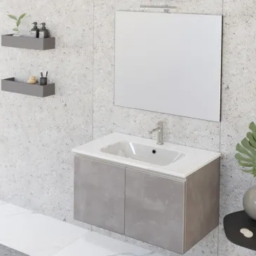 Mobile bagno sospeso 80cm...