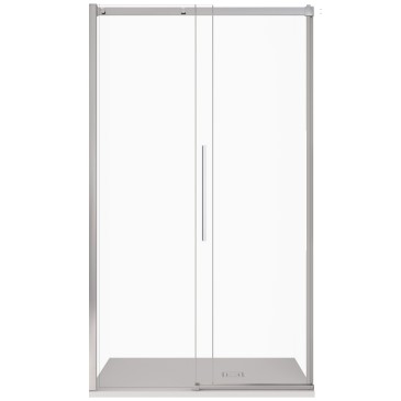 Porte de douche coulissante pour niche H200 Anticalcaire TARGET