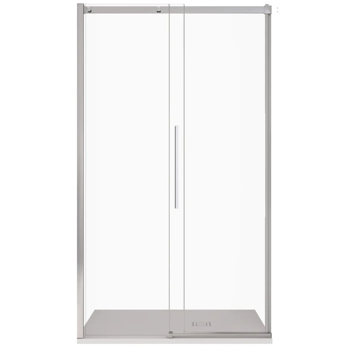 Porte de douche pour porte coulissante en niche H200 Anti-calcaire TARGET