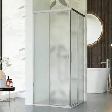 Cabine de douche d'angle...
