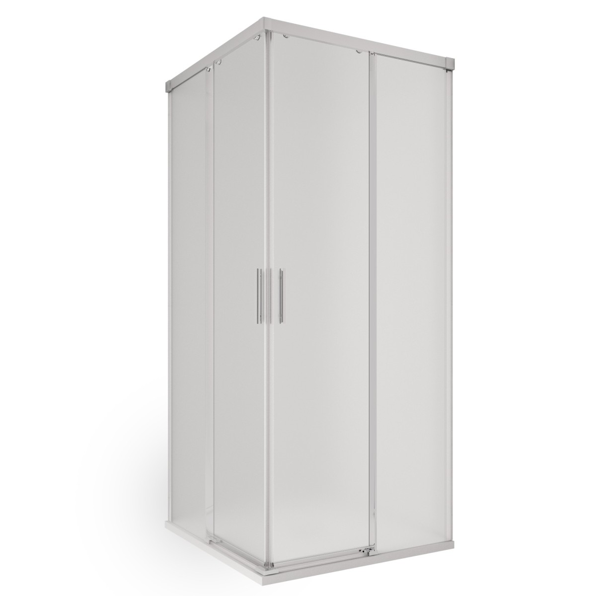 UNICO Eck-Schiebeduschkabine mit Ätzung | Mondialshop