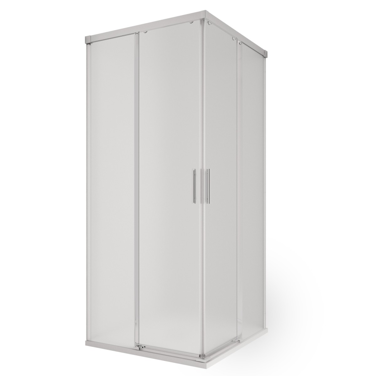 UNICO Eck-Schiebeduschkabine mit Ätzung | Mondialshop