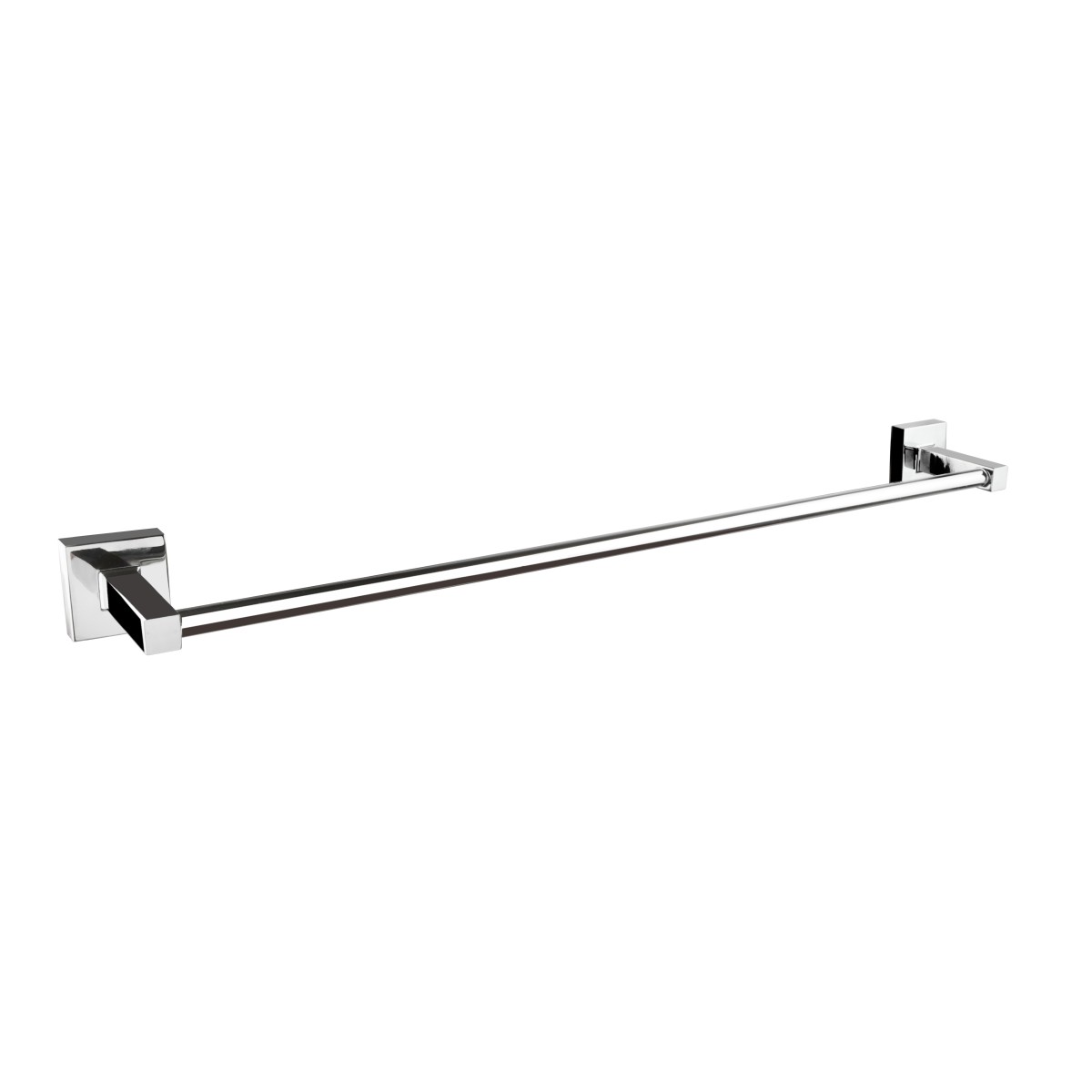 Set accessori da bagno cromati in vetro satinato Zurigo
