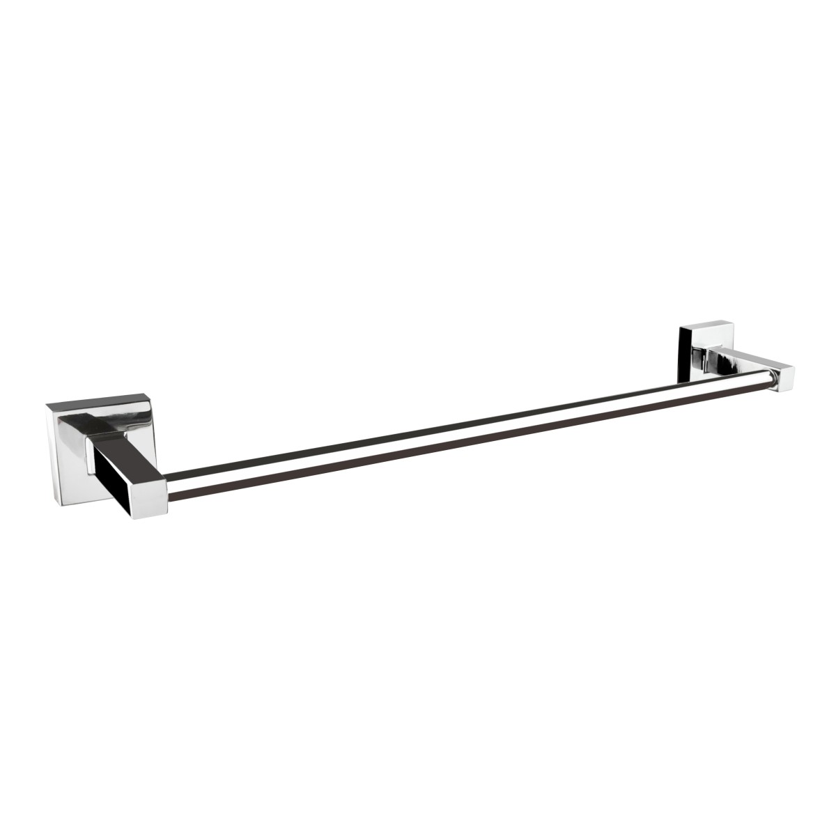 Set accessori da bagno cromati in vetro satinato Zurigo