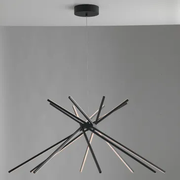 LED SHANGHAI S8 NOIR 8031440361293 Ventilateur Europe Eclairage SHANGHAI Led Lustre