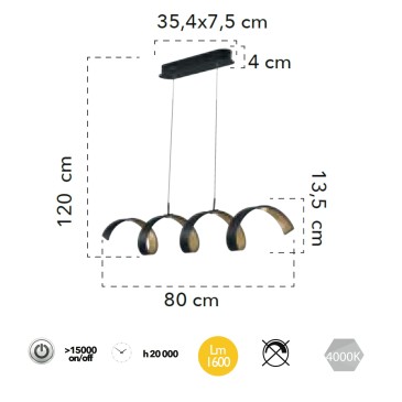Moderner LED-Kronleuchter...