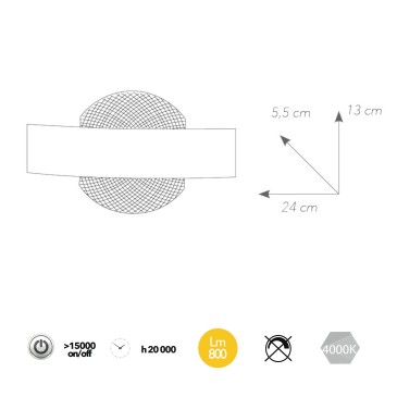 Applique murale LED moderne...