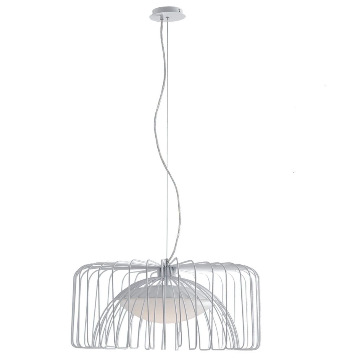 Lampada a sospensione 24W a led bianca PANTHER. Design...