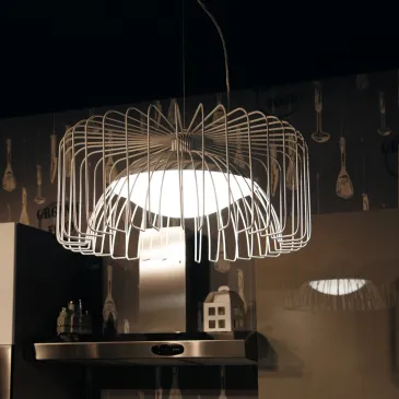 LED COUGAR BCO 8031440362634 Ventilateur Europe Éclairage COUGAR Cage Lustre Blanc