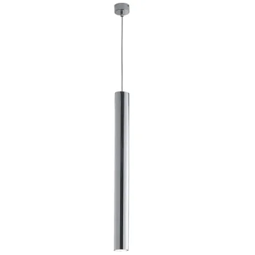 Lampada a sospensione 42W GU10 cromo VOLTURN. Design moderno, struttura tubolare in metallo.