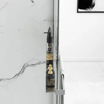 Mensola universale per parete walk in sino a 120cm