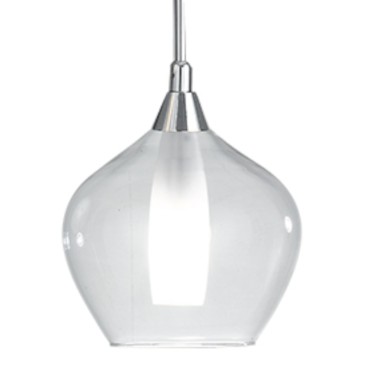 Lustre moderne transparent 28W