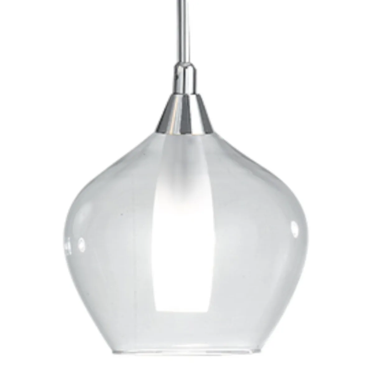 Lampada a sospensione 28W G9 trasparente BLINDER....