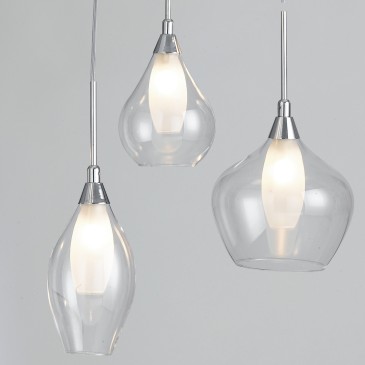 Lustre moderne transparent...