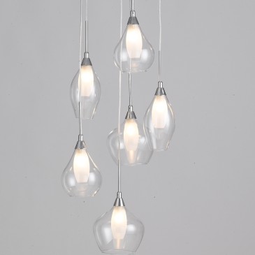 Lustre moderne transparent...